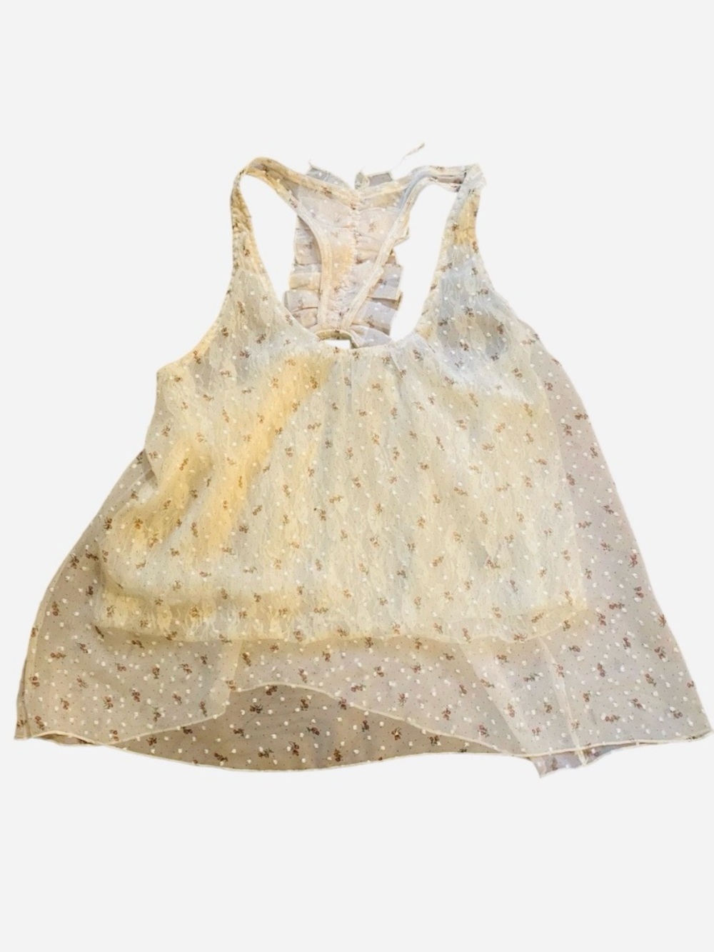Rue 21 Sheer flowy Top M